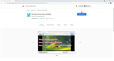 Once you launch the tool, you will be presented with the menu that allows you to. . Vimeo video downloader extension